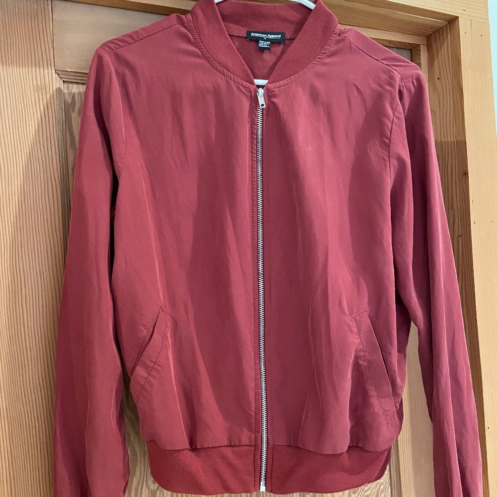 American Apparel Light Bomber Jacket M